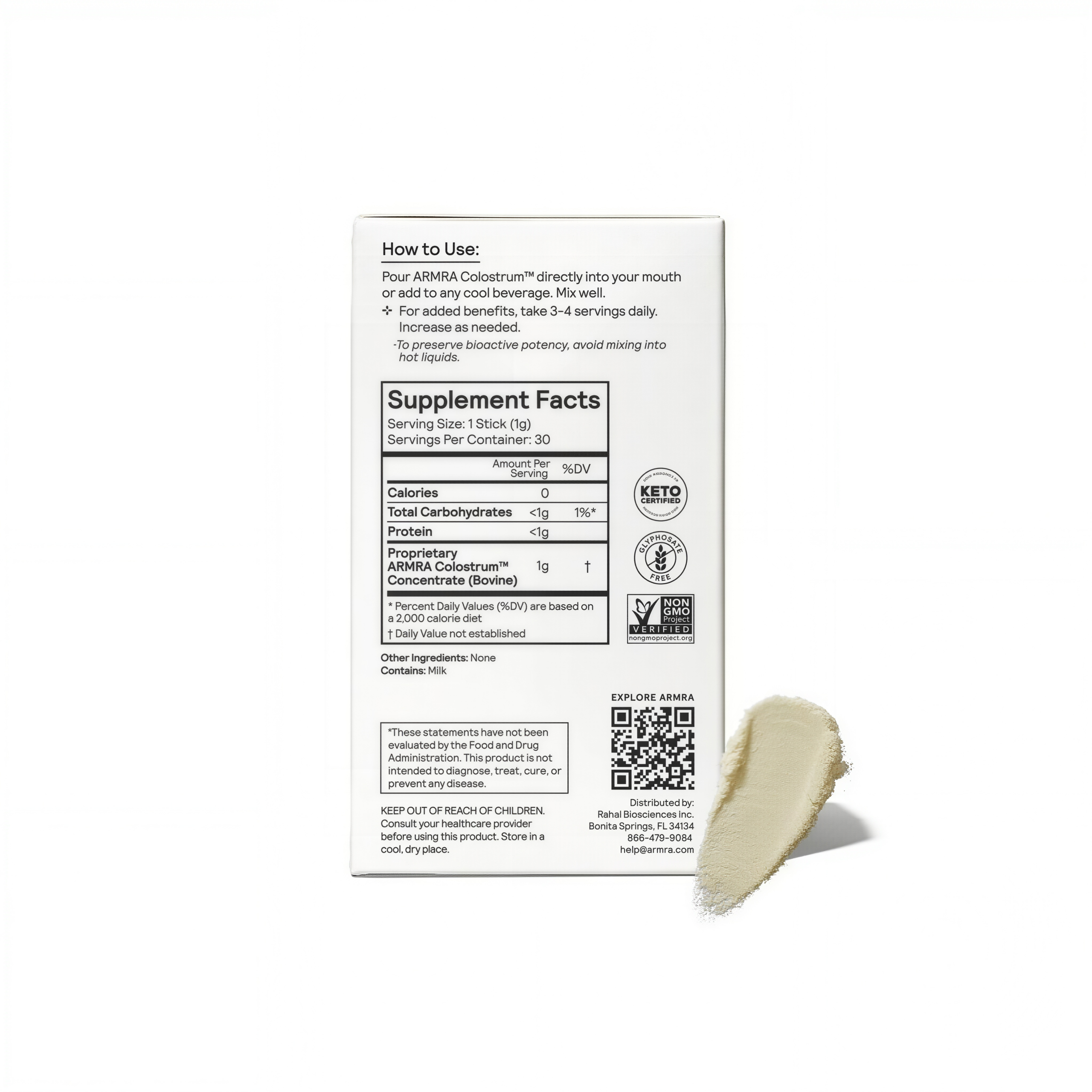 ARMRA ColostrumUnflavored Jar